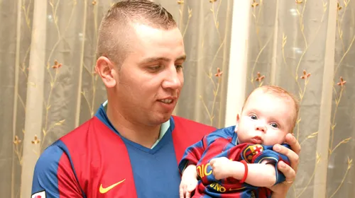 Xavi de la Buzău!** Fost jucător în Liga a IV-a, și-a botezat copilul cu numele „Creierului” Barcelonei
