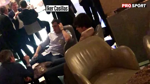 Iker Casillas a trecut peste infarct și a „dat gata” o sticlă de vin roșu, la București! EXCLUSIV FOTO&VIDEO