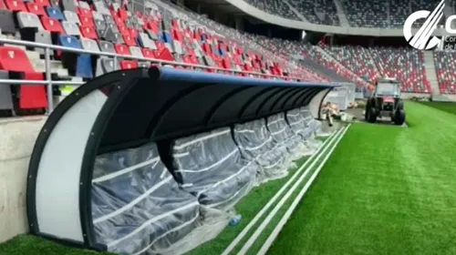 Stadionul Steaua, primele imagini din interior! Cum arată vestiarele noii arene din Ghencea | FOTO & VIDEO