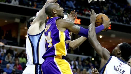 VIDEO | Kobe Bryant, jucătorul cu cele mai multe ratări din istoria NBA, 13.421! Lakers, la al șaselea eșec în șapte meciuri