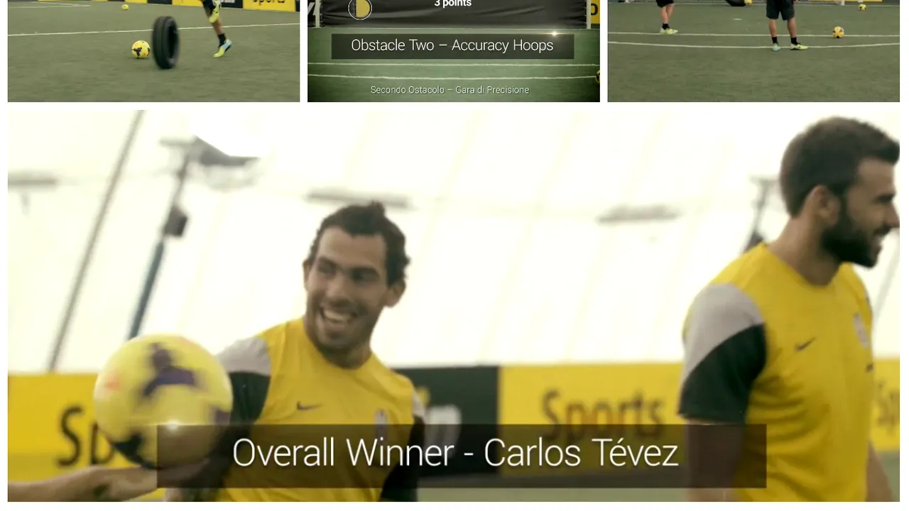 VIDEO - Tevez a făcut spectacol la antrenamentele lui Juventus