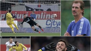 Silviu Lung a apreciat penalty-ul bătut de Pigliacelli din derby-ul cu FCSB: "Chiar mă gândeam că ar trebui lăsat să bată. A fost o idee bună". Ce crede portarul Craiovei Maxima despre șansele Universității la titlu și pe cine vede înlocuitorul perfect pentru Mitriță

