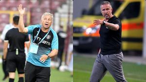 Dan Petrescu vs. Laurențiu Reghecampf, duel în premieră. Comparație între cei mai „grei” antrenori din Liga 1. „Bursucul” are trofeele, „Reghe” deține performanțe internaționale superioare