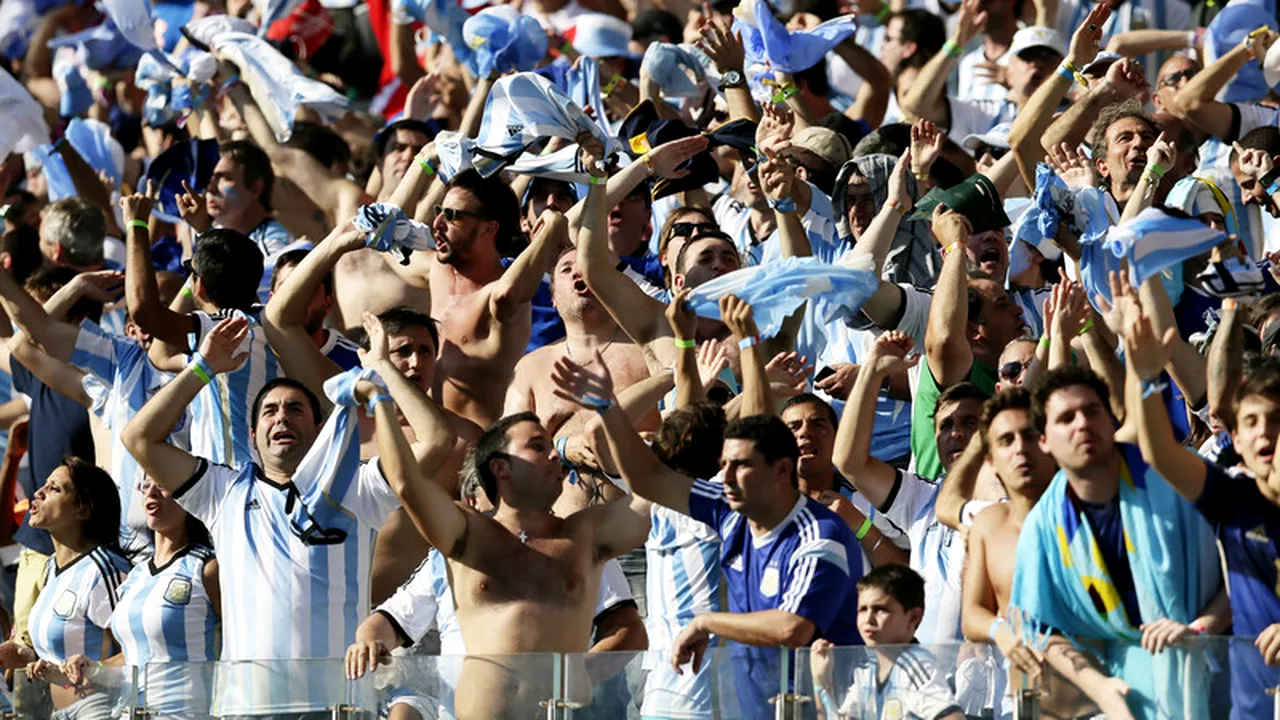 Între 20.000 și 30.000 de fani argentinieni, așteptați la Brasilia