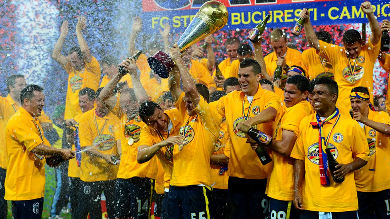 A început numărătoarea inversă: joi, 8 mai, Steaua poate fi campioană. În sezonul trecut, echipa lui Reghecampf a fost mai grăbită
