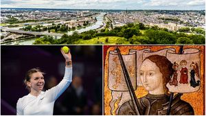 Halep & Co merg în orașul marcatorului golului de aur din finala Euro 2000 și joacă într-o sală "soră" cu arena din Madrid. 10 lucruri de știut despre Rouen, gazdă pentru semifinala Franța - România, în Fed Cup: #6 timp de patru ani a avut cea mai înaltă clădire din lume
