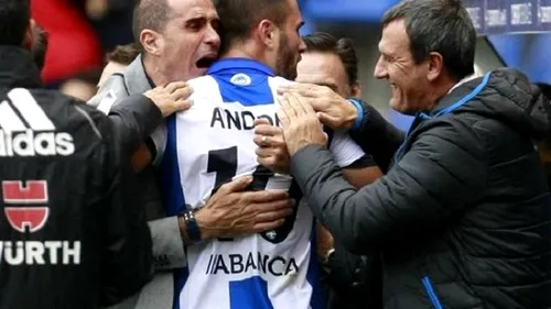 Încă un meci al în care Florin Andone n-a marcat. Deportivo Alaves - Deportivo La Coruna 1-1, în Cupa Spaniei