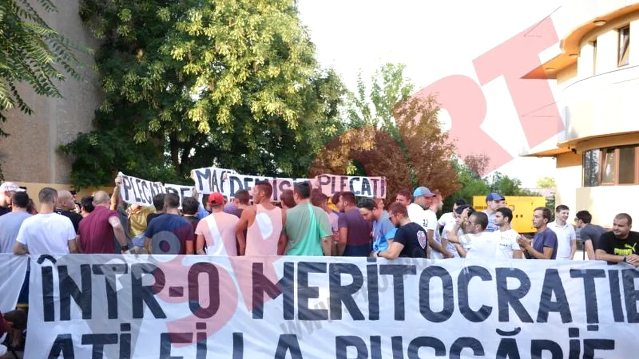 70 de rapidiști au protestat la LPF: 