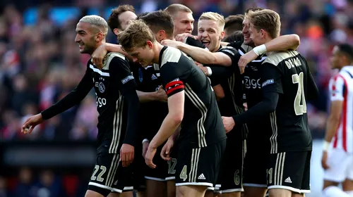 Cluburile mari își împart „perlele” lui Ajax, după un sezon de excepție al olandezilor. Ultima ofertă primită de „lăncieri” de la gigant