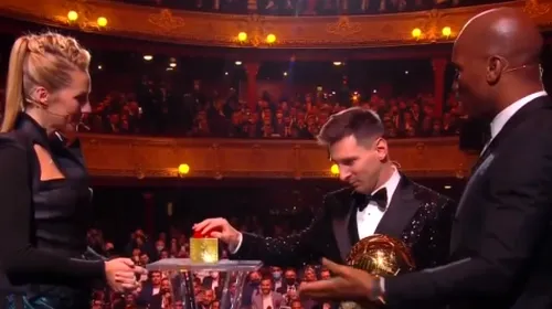 Leo Messi, surpriză specială după ce a câștigat „Balonul de Aur”. „Apasă butonul magic!” | VIDEO