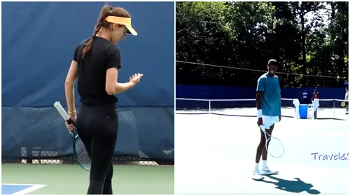 Cum au putut reacționa doi jucători americani, în timp ce Sorana Cîrstea se antrena pe terenul alăturat la turneul de la Washington: „Ooo!” VIDEO