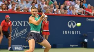 Reacția Simonei Halep după calificarea în finala de la Rogers Cup