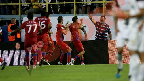 Steaua urcă pe doi și o așteaptă pe ȚSKA!** Steaua – „U” Cluj 2-1