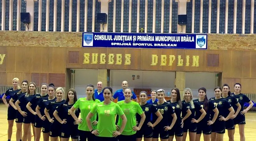 Adversarele celor patru echipe românești calificate în turul 2 al Cupei EHF la handbal feminin. Dunărea Brăila a trecut de primul tur după o dublă victorie la diferență de 57 de goluri