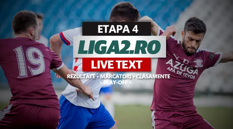 Rapid pierde la Brăila cu 0-2 și cade pe locul 2 în play-off.** Dunărea Călărași e noul lider după ce câștigă cu SC Bacău. La Constanța, scorul a decurs senzațional