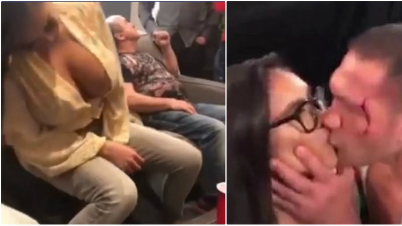 L-a acuzat de hărțuire sexuală și l-a "târât" în fața Comisiilor, dar nu a știut de filmarea asta. VIDEO | Jurnalista sărutată cu forța de învingătorul lui Bogdan Dinu, surprinsă în timp ce dansa lasciv la petrecerea de după luptă