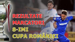 Cupa României - optimi | U Craiova câștigă la scor la Voluntari și continuă cursa pentru un nou trofeu. Sepsi elimină Astra după un meci nebun. Toate echipele calificate în sferturi
