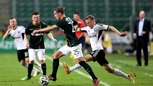 Legia Varșovia - Celtic 4-1, AEL Limassol - Zenit 1-0. Rezultatele din turul trei preliminar al Ligii Campionilor