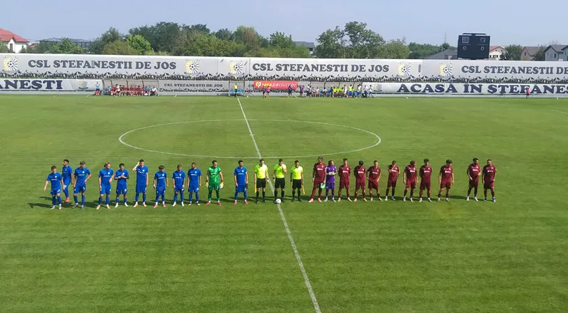CSC Dumbrăvița a suferit prima înfrângere din actualul sezon, la Ștefăneștii de Jos. Florin Fabian nu e deloc supărat: ”Am avut foarte multe momente bune ale jocului”