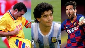 Gică Hagi, într-un top fenomenal alături de Leo Messi și Diego Maradona! Ce scriu cei de la GOAL despre fantasticul număr 10 al României