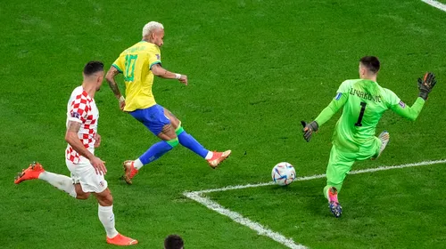 Croaţia – Brazilia 1-1 (4-2, d.l.d.), în sferturile de finală de la Campionatul Mondial din Qatar. Șoc la turneul final: europenii merg mai departe în semifinale! Rodrygo și Marquinhos îngroapă naționala lui Tite