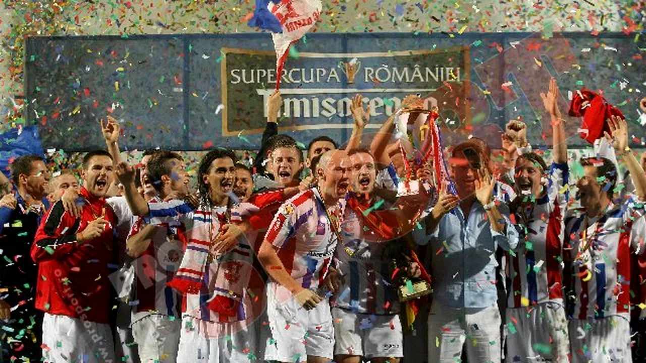 SUPER IMAGINI** AȘA arată campionii! Bute le-a înmânat gălățenilor trofeul Supercupei