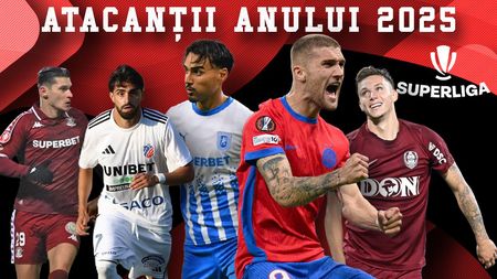Asta este Echipa Anului 2025 în Superliga: trei jucători sclipitori de atac schimbă total topul cluburilor cu cei mai mulți fotbaliști nominalizați!