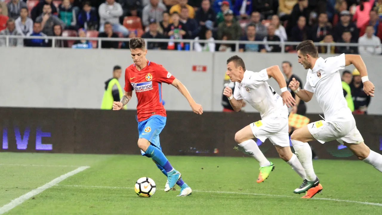 LIVE BLOG | FCSB - FC Voluntari 2-1. VICTORIE la ultima fază! Man a marcat în minutul 90+2 și a adus trei puncte echipei sale. Dică, ținut în șah de Niculescu aproape tot meciul