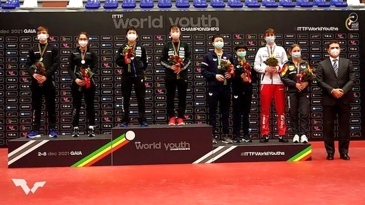 Juniorii României au câștigat patru medalii la Mondialele de tenis de masă!