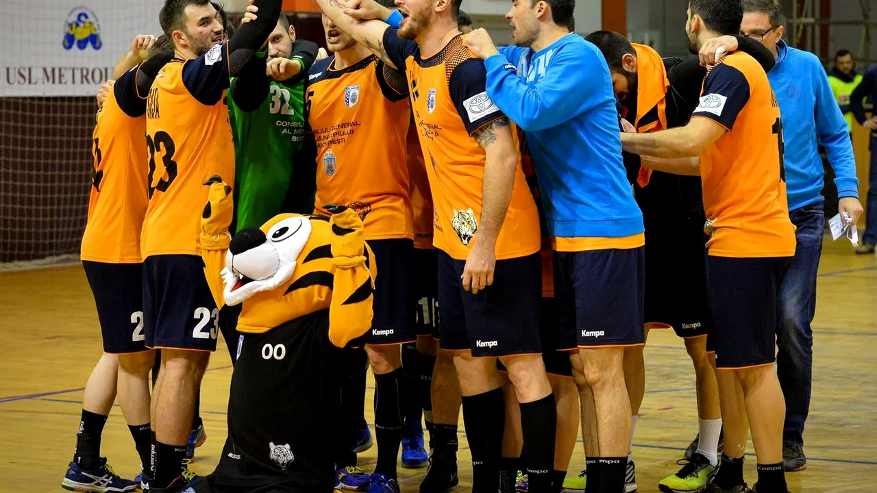 CSM București a câștigat Cupa României la handbal, primul trofeu din istoria echipei masculine a Capitalei. Tigrii au învins Steaua în finală, scor 27-24, și au locul asigurat în Cupa EHF