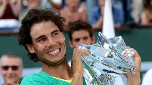 Revenire de senzație a lui Nadal!** Spaniolul a câștigat finala turneului de la Indian Wells