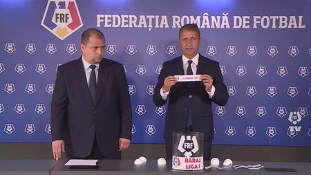 Noroc pentru Dinamo și Chindia la tragerea la sorți pentru stabilirea gazdei primului meci din cadrul barajului pentru menținerea/promovarea în Liga 1