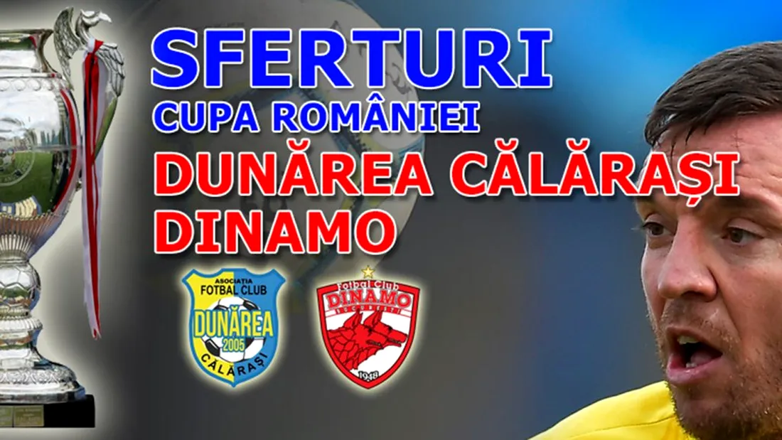 Dunărea Călăraşi a reușit doar golul de onoare cu Dinamo, deși a avut un început de meci cu multe ocazii. Echipa lui Cristian Pustai părăsește și ea Cupa României