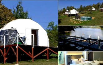 Camping de lux în mijlocul naturii, noua modă în turism. Cât costă un sejur de 7 nopţi: 