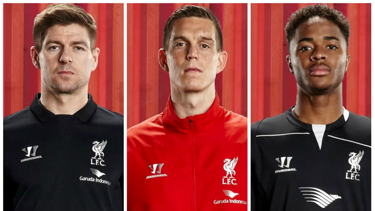 FOTO | Steven Gerrard, Daniel Sturridge și Coutinho au prezentat noul echipament de antrenament al lui Liverpool