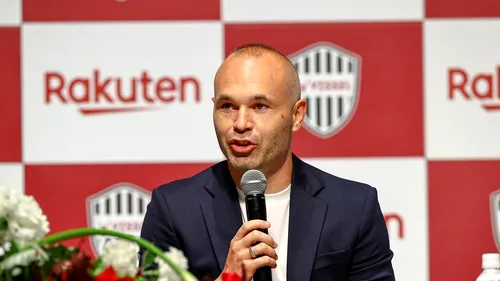 Andres Iniesta, probleme cu fiscul japonez! Ce sumă uriașă are de plătit