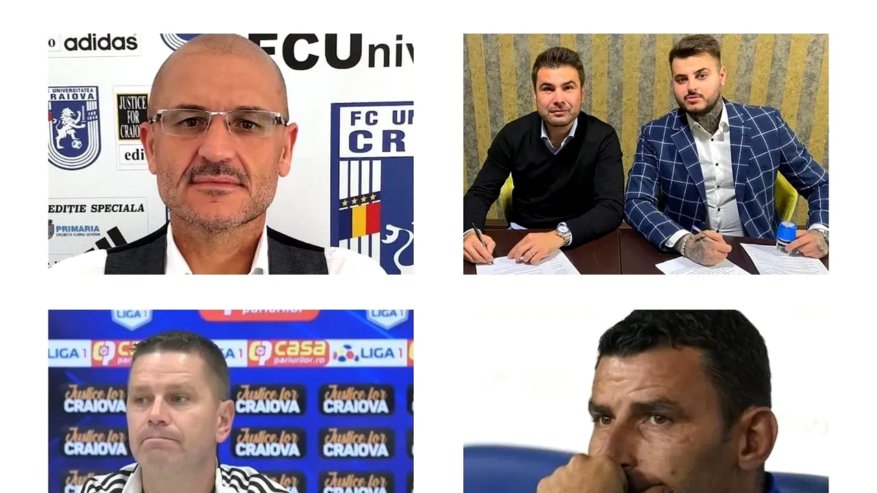 Cât a cheltuit FC U Craiova cu cei trei antrenori demiși! Suma e halucinantă, de ordinul sutelor de mii de euro