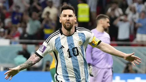 <i class='ep-highlight'>Leo</i> <i class='ep-highlight'>Messi</i>, bornă fantastică în finala Cupei Mondiale! A depășit încă un nume uriaș din istoria fotbalului