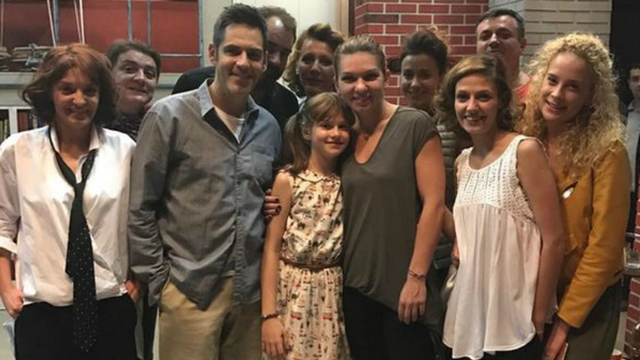 FOTO | "Jake și femeile lui". Simona Halep s-a întâlnit cu Ștefan Bănică jr la teatru. Ce mesaj i-a transmis artistul