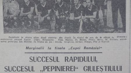 Cea mai frumoasă poveste cu regretatul Nicolae Manea. Cum a bătut, în 1975, Craiova lui Balaci de unul singur în finala Cupei României. "Lumea spunea că ne vor da o căruță de goluri"