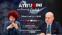 „Atitudini cu Adina Anghelescu” începe vineri, 1 mai, de la ora 16:00, live pe Gândul. Invitatul emisiunii este Dumitru Costin, președintele BNS