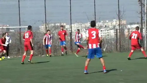 VIDEO - Jucători și membri din staful Oțelului au jucat un meci demonstrativ cu liceeni