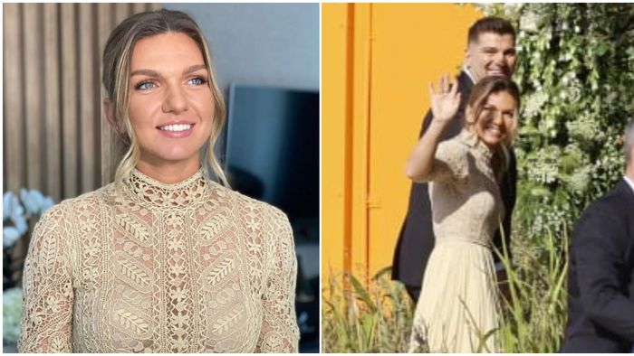 Simona Halep a spus un „Da" hotărât și a fermecat pe toată lumea! Campioana tenisului a venit la petrecerea de cununie la brațul proaspătului soț! Imagini de la ceremonie | FOTO EXCLUSIV