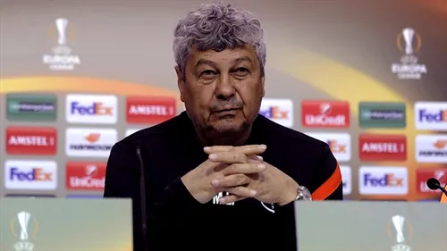 Mircea Lucescu acuză că e victima unui complot. 