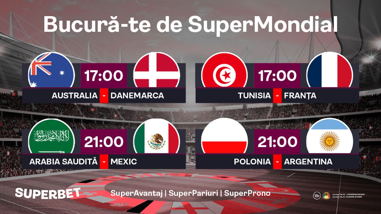 ADVERTORIAL | Meciurile decisive pentru optimi continuă în Qatar. Descoperă SuperPachetul pentru SuperMondial