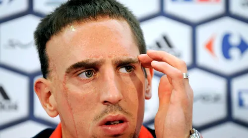 Ribery rămâne în continuare pe bară