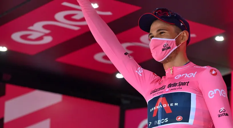 Filippo Ganna, primul „maglia rosa” în Il Giro 2020. Geraint Thomas, cel mai bun timp dintre marii favoriți + Primul accident grav în cursă