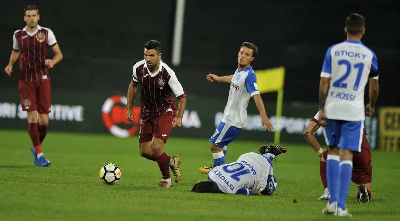 Derby la tensiune maximă. CFR a câștigat meciul 