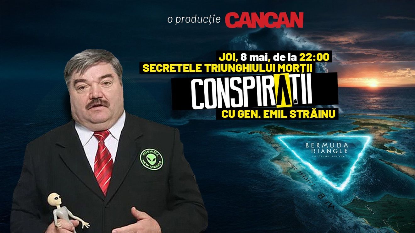 „Conspirații cu gen. Emil Străinu” începe joi, 8 mai, de la 22:00, LIVE pe YouTube CANCAN