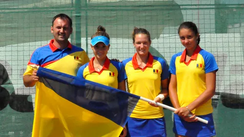 Ruxandra Dragomir și Victor Hănescu, alături de echipa României, în finala Turneului European Summer Cup Girls 16